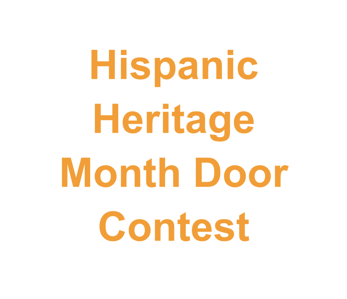 Hispanic Heritage Door Contest